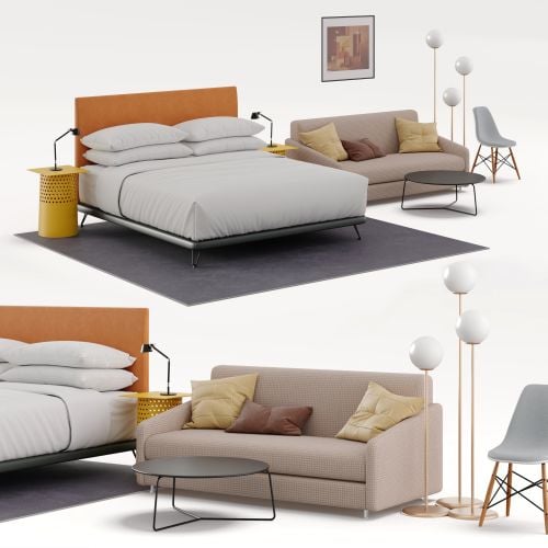 modern bedroom furniture set 023 AM309
