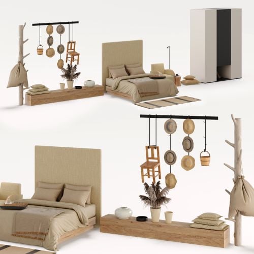 modern bedroom furniture set 025 AM309
