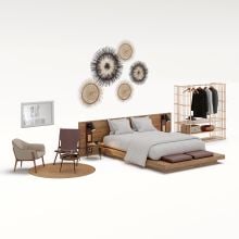 modern bedroom furniture set 030 AM309