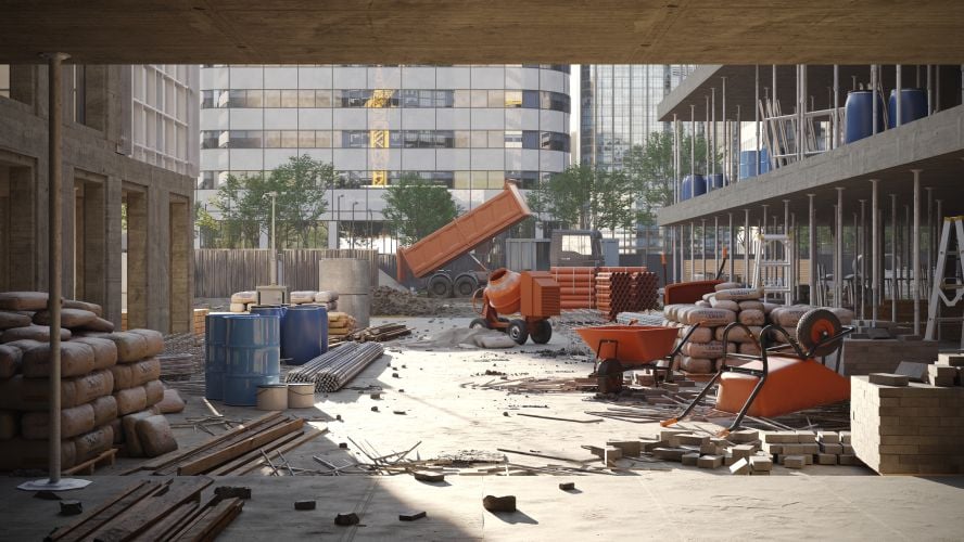 Construction site scene 001 AM310