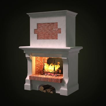 fireplace 54 AM97 Archmodels