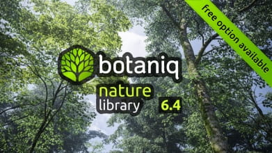 botaniq - Tree And Grass Library Addon for Blender
