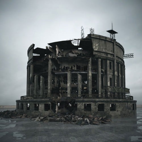 destroyed building 106 AM165 Archmodels