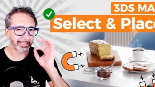 Place objects in 3dsmax in a few clicks