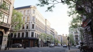 Photorealistic lighting of Archexteriors scene with Vermeer