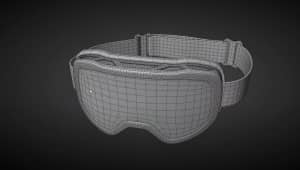 Topology Study : How To Model Ski Goggles in Blender