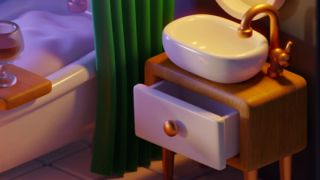 Cozy Isometric Bathroom Tutorial