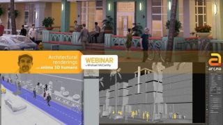 Breathing life into your exterior Architectural renderings with ANIMA 3D Characters
