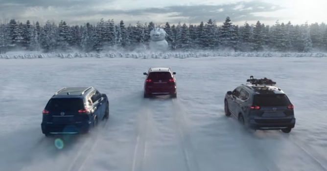 Nissan: Return of the Snowman VFX breakdown