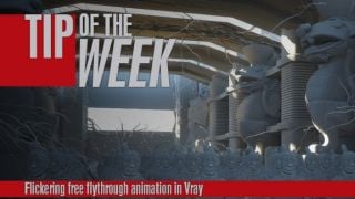 Flickering free flythrough animation in Vray