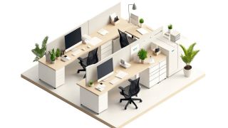 How to use computers 3d models in office and workspace designs – building realistic business environments