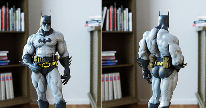 Making of Batman Statue