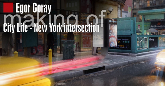 Making of City Life - New York Intersection