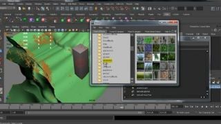 Paint effects in Maya