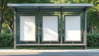 Models for designing bus stops, parks and recreational spaces in 3D