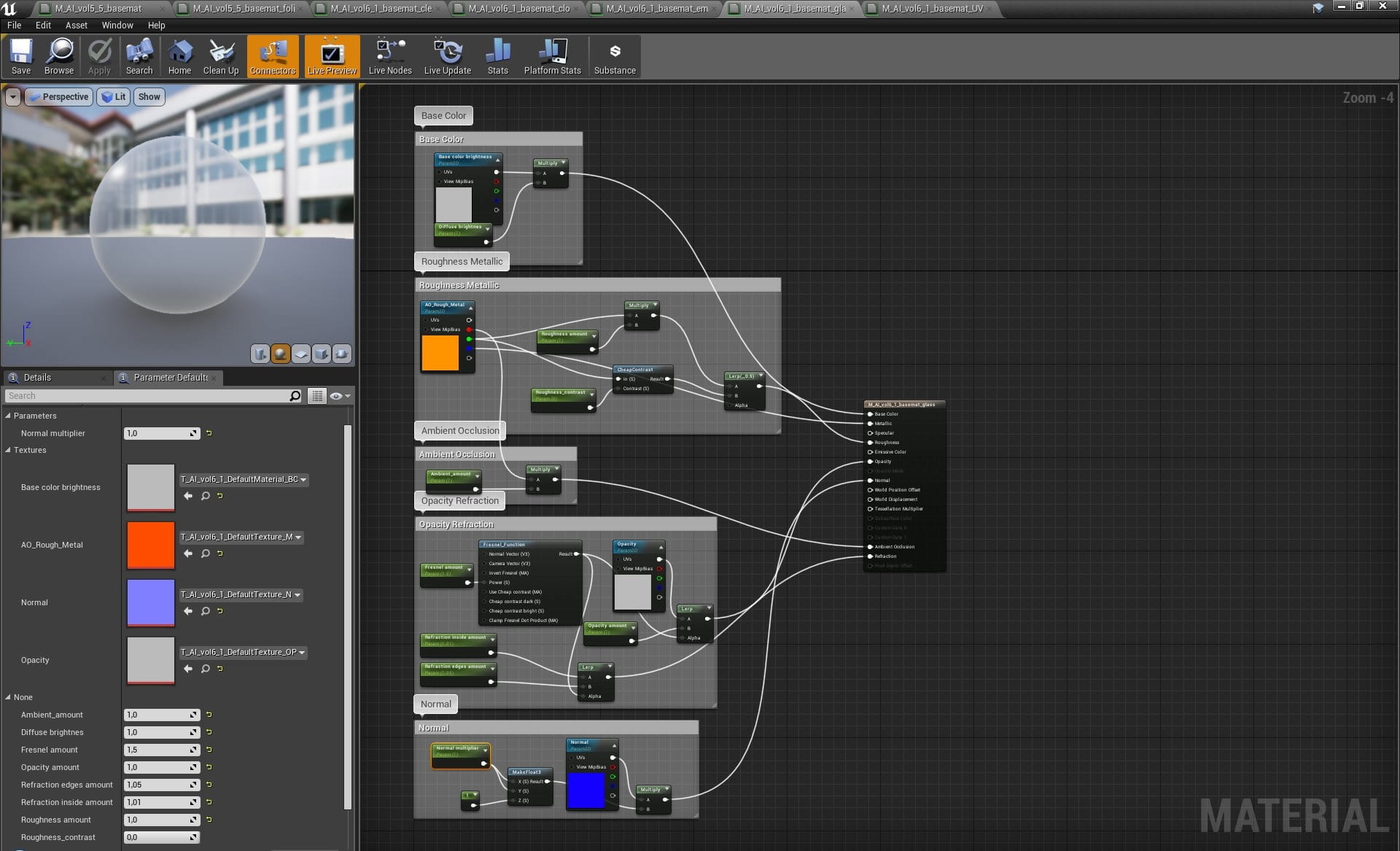 How to make glass in unreal engine 5