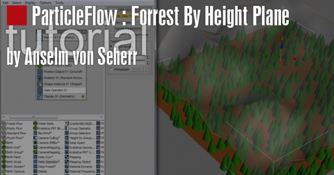 ParticleFlow Forrest By Height Plane