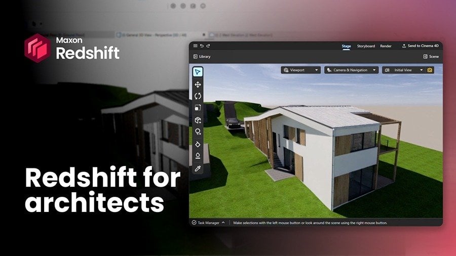 Redshift 2027.0: 15% faster renders, Archicad support, and ray-traced glass