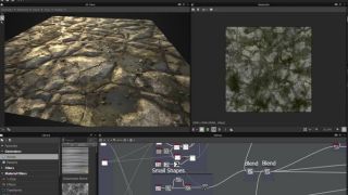 Creating a procedural rocky ground material