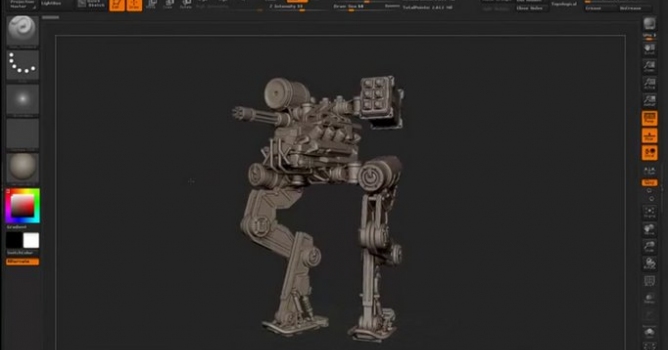 hard surface modelling in zbrush