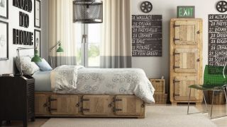 Making of cosy bedroom scene