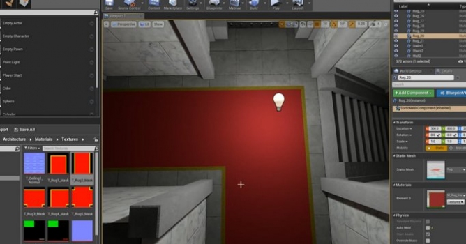 Unreal Engine 4 Rotate a Texture in Material Editor
