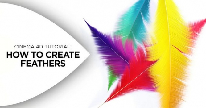 How to Create Colorful Feathers in Cinema 4D