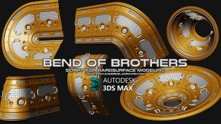 Bend of brothers - bending script for 3ds Max