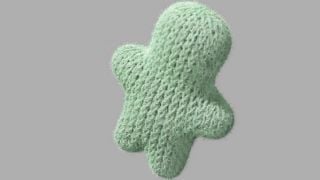 3D knitting concept in Cinema 4D