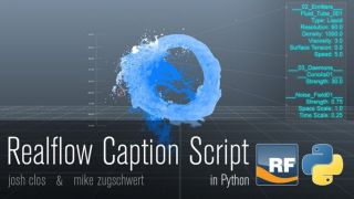 Realflow Tutorial - Caption Script in Python
