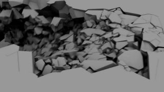 Ground split with Thinking Particles