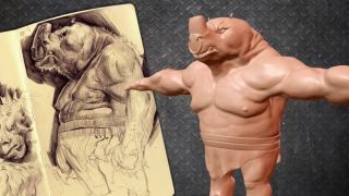 Character creation in Blender - a rhino