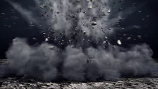 Ground Explosion in ParticleFlow & Fume FX