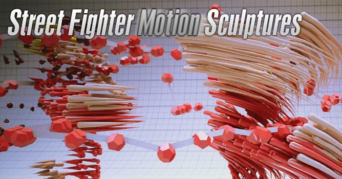 Street Fighter Motion Sculptures