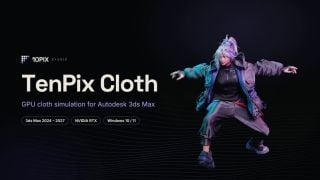 TenPix Cloth brings GPU-accelerated fabric simulation to 3ds Max