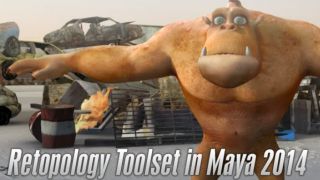 The new Retopology toolset in Maya 2014 