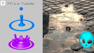 Advanced Rain with Particle Flow