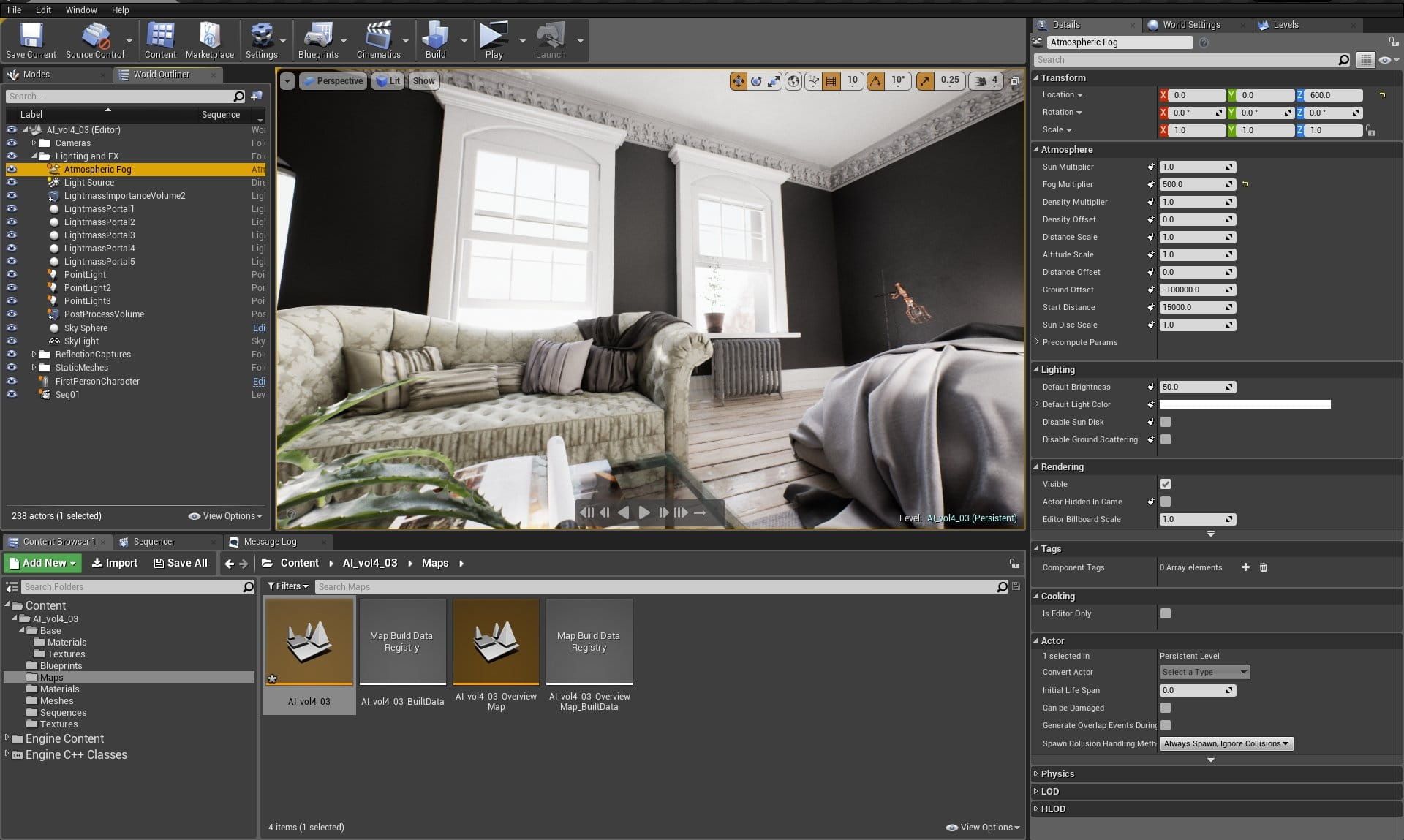 Making of Unreal Bedroom - Tip of the Week - Evermotion