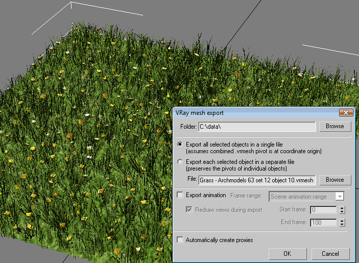 Grass with 3ds and V-Ray for flat grounds - Evermotion