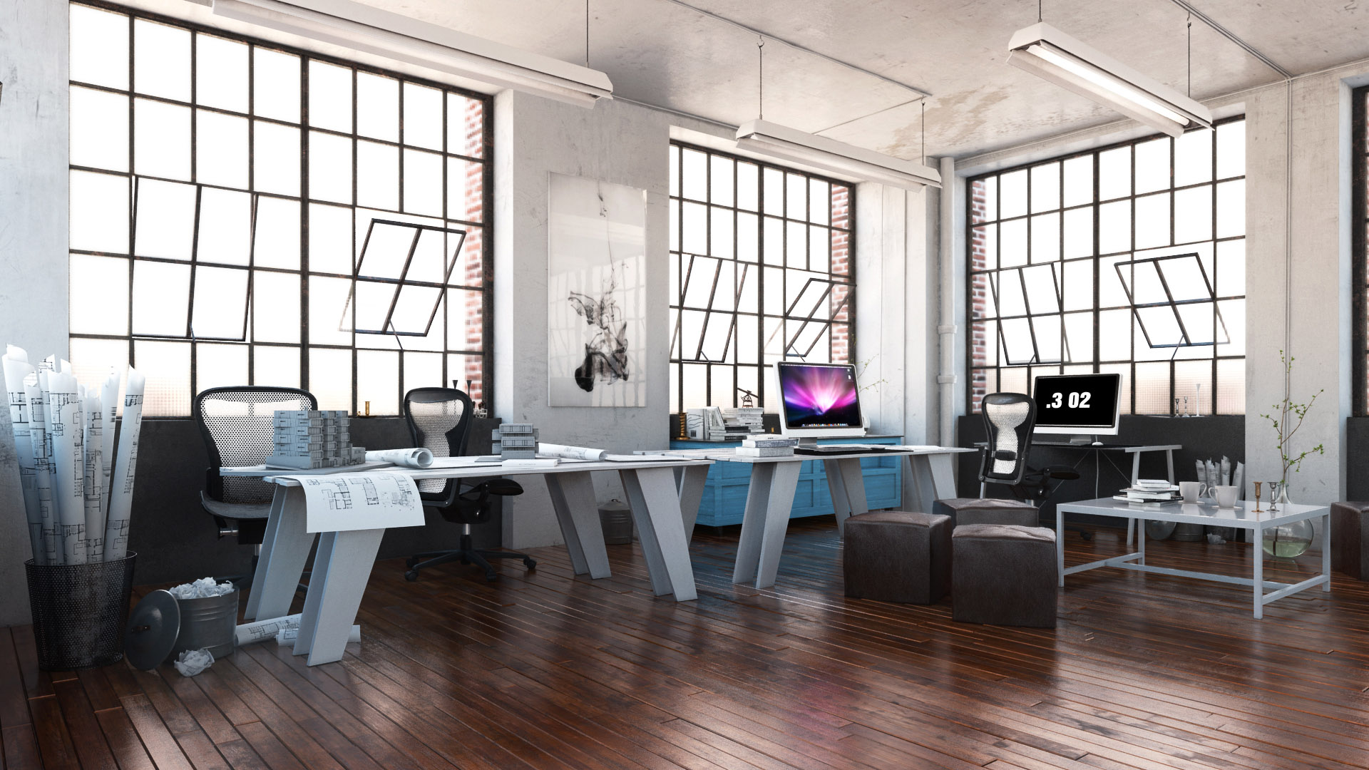 Making of Modern Office Space - Evermotion