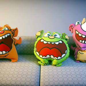 Children's room pillows