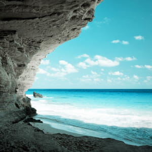 the cave house in mediterranean sea ( my dream )
