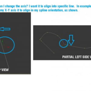 How to align axis to a specific orientation?