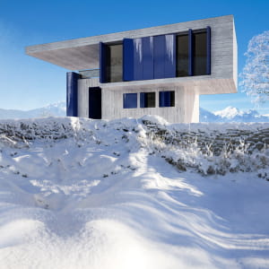 blue villa