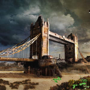 Matte Painting: Two Towers in London