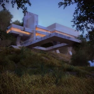 modern architecture villa