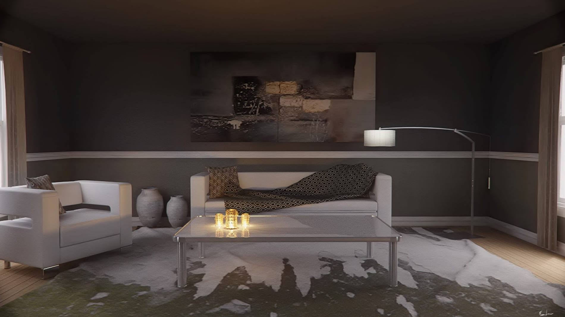 living-room-and-salon-contemporain