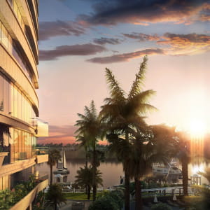 Luxury complex in Baghdad with amazing view on Tigris river