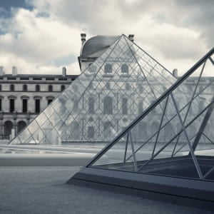 Louvre animation modelling &amp; texturing WIP