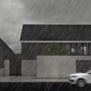 House in Storm